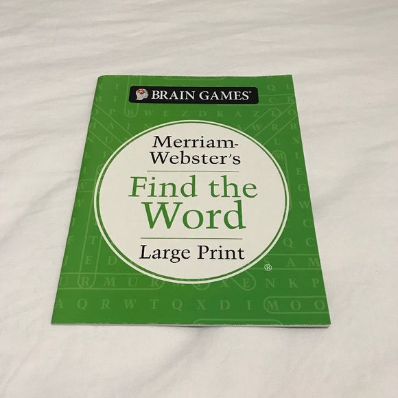 ๐3/$35 NEW Brain Games Merriam Webster's Find the Word Puzzles Large Print Book - Picture 1 of 3